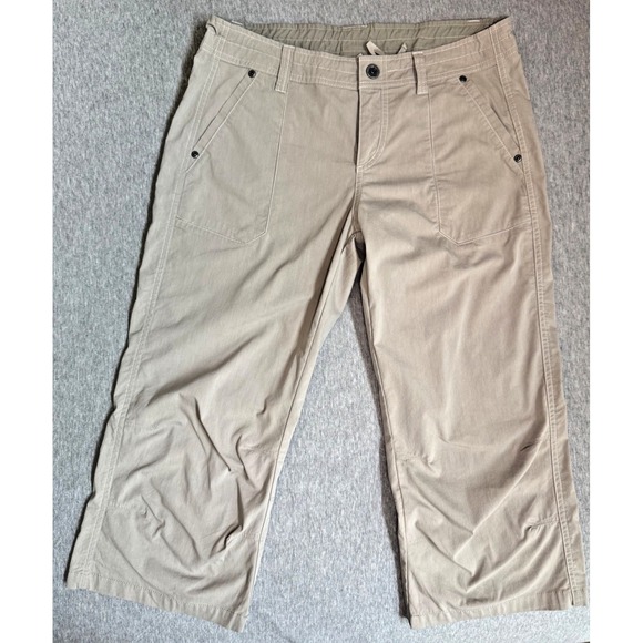 Kuhl Pants - KÜHL Born in the Mountains Capri Pants Size 12 Khaki Style #6215